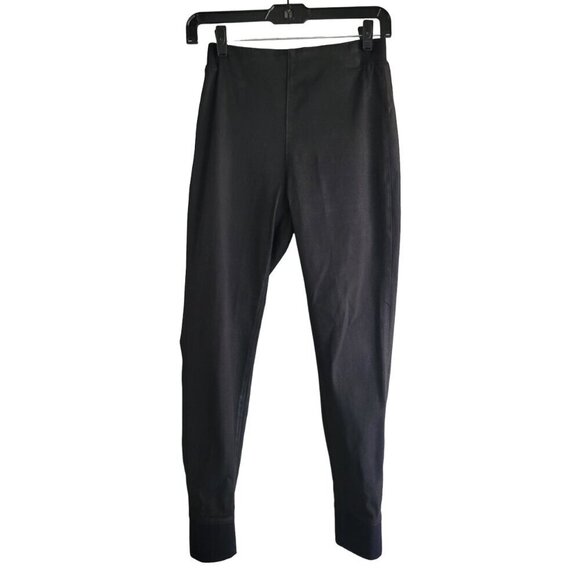 rag & bone Denim - Rag & Bone Jean Pull On High Rise Slim Leg Pants Coated Black Size M